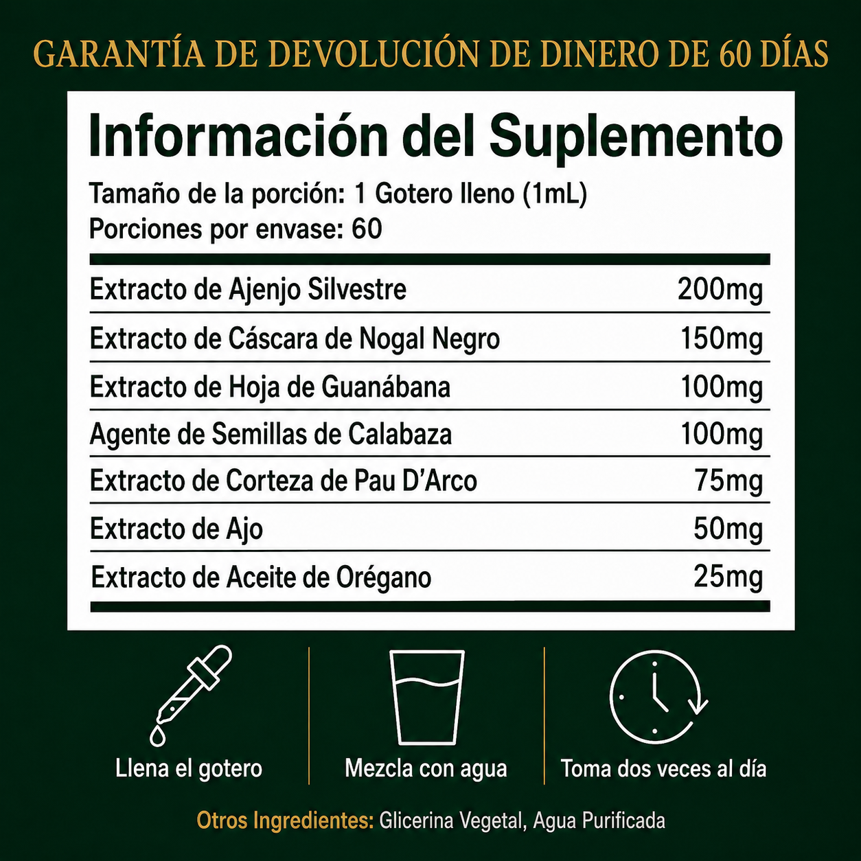 Dúo Limpieza Profunda: Gotas de Ajenjo + Ácido Fúlvico GRATIS