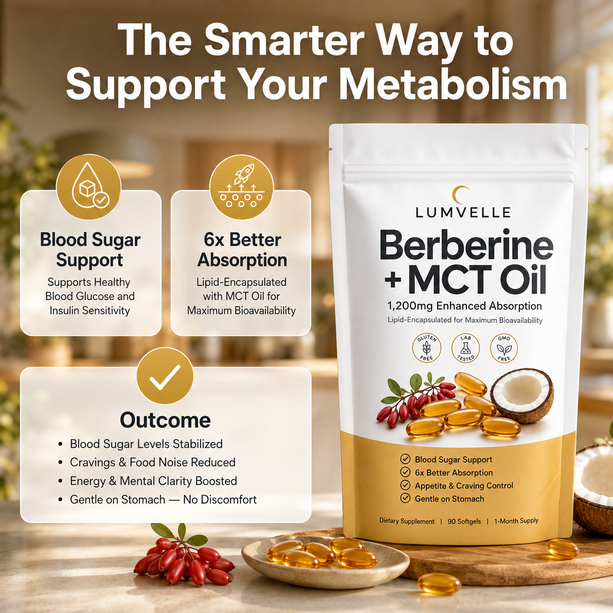 Lumvelle Berberine + MCT Oil
