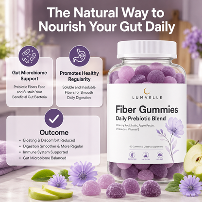 Lumvelle Daily Prebiotic Blend Fiber Gummies