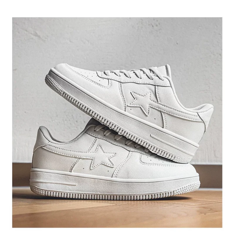 ‘‘Y2000 STARS“ TRIPLE WHITE SNEAKER