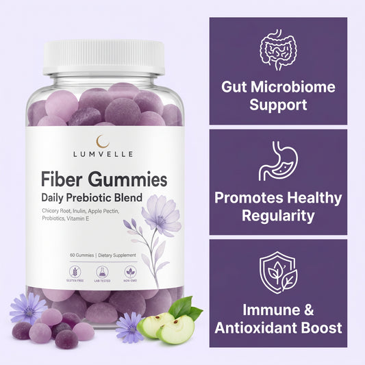 Lumvelle Daily Prebiotic Blend Fiber Gummies