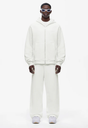 Zip White Tracksuit