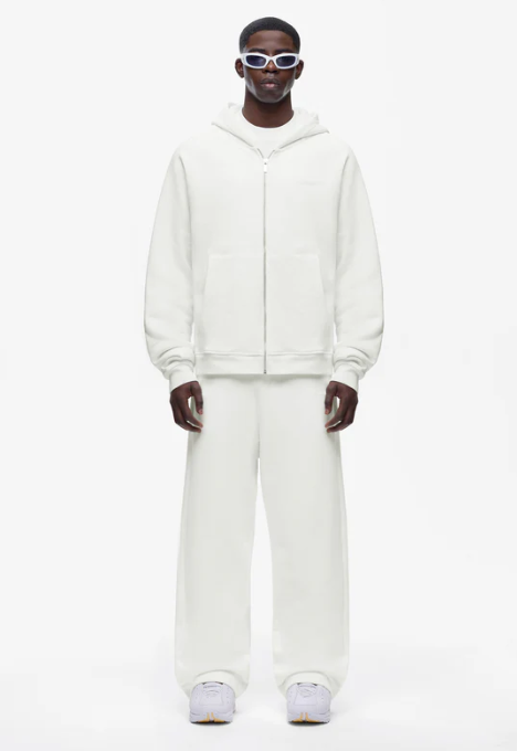 Zip White Tracksuit